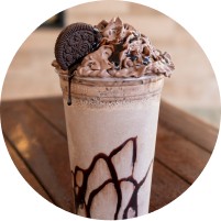 three different ice creams